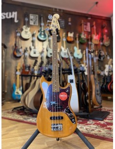 Fender Player Mustang Bass PJ Pau Ferro Aged Natural