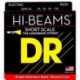 DR Strings HiBeams SMR45 Medium Short Scale