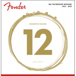 Fender 80/20 Bronze Acoustic Strings 70L 12-52