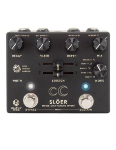 Walrus Audio Slöer Stereo Ambient Reverb Matte Black