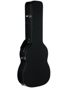 RockCase Standard Line Mini Acoustic Guitar Hardshell Case Curved Black