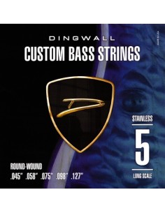 Dingwall Strings Long scale 5-string Stainless Steel