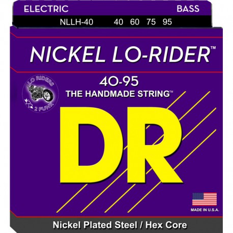 DR Strings Nickel Lo Rider NLLH40 Lite-Lite