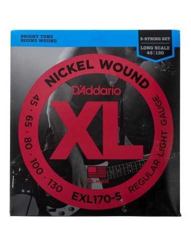 Daddario EXL170-5 Bass