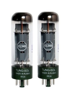 Tung-Sol EL34B Platinum Matched Pair