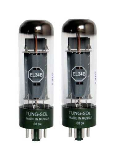 Tung-Sol EL34B Platinum Matched Pair