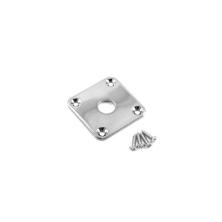 Allparts Chrome Metal Jackplate For Les Paul