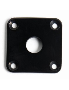 Allparts Black Metal Jackplate For Les Paul