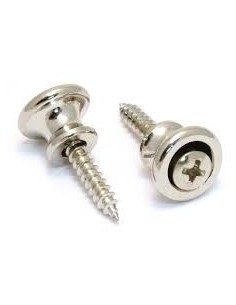 Allparts Nickel Strap Buttons