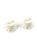 Allparts White Volume Knob