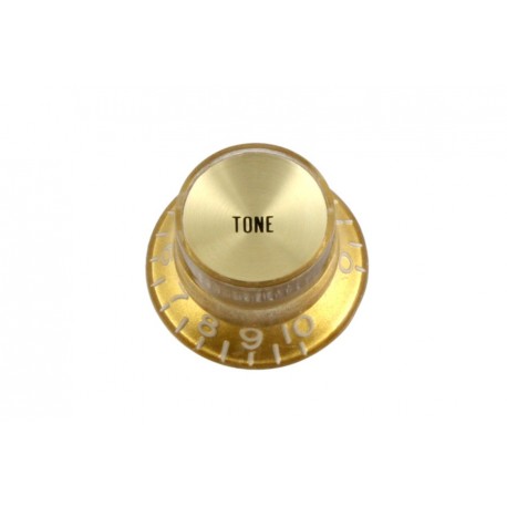 Allparts Gold Tone Reflector Knob