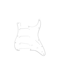 Allparts White Pickguard for Stratocaster