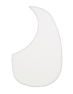 Allparts White Acoustic Pickguard