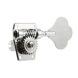 Allparts 2x2 Import Bass Tuners Chrome