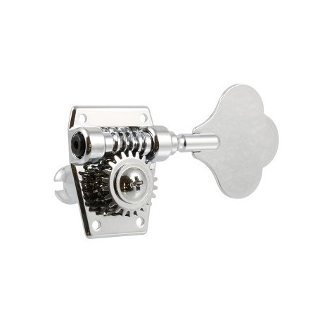 Allparts 4-L Import Bass Tuners Chrome