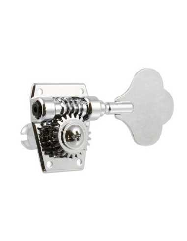 Allparts 4-L Import Bass Tuners Chrome