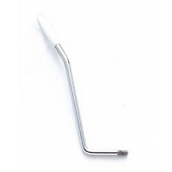 Allparts Chrome 6mm Trem Arm with White Tip