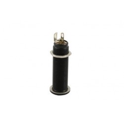 Switchcraft Black Stereo Long Threaded Jack