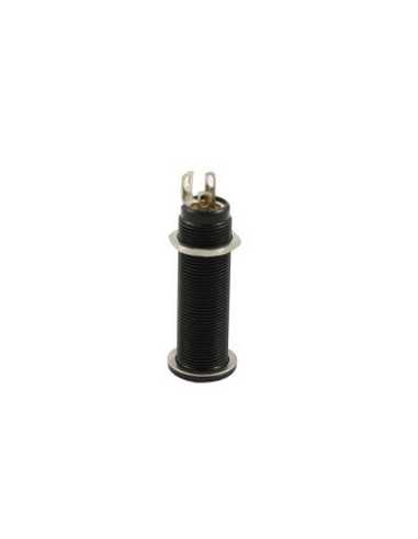 Switchcraft Black Stereo Long Threaded Jack