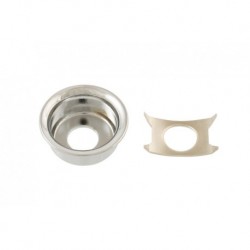 Allparts Chrome Input Cup Jackplate for Tele