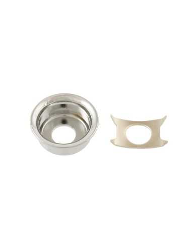 Allparts Chrome Input Cup Jackplate for Tele