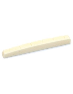 Allparts Flat Bottom Slotted Radiused Bone Nut