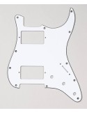 Allparts 2 Humbuckers White Pickguard for Strat