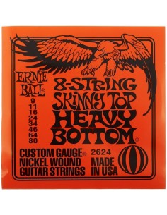 Ernie Ball 8-String Skinny Top Heavy Bottom