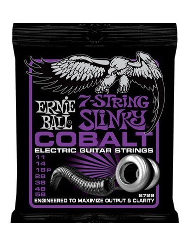 Ernie Ball Cobalt 7-String Power Slinky