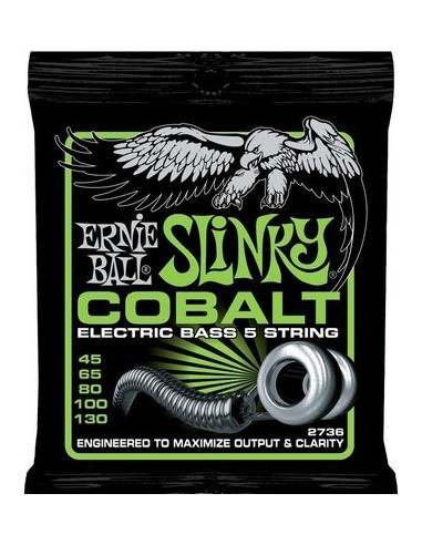 Ernie Ball Cobalt Bass 5-String Slinky