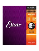 Elixir Acoustic Nanoweb Phosphor Bronze Custom Light