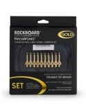 RockBoard PatchWorks Solderless Patch Cable Set Gold