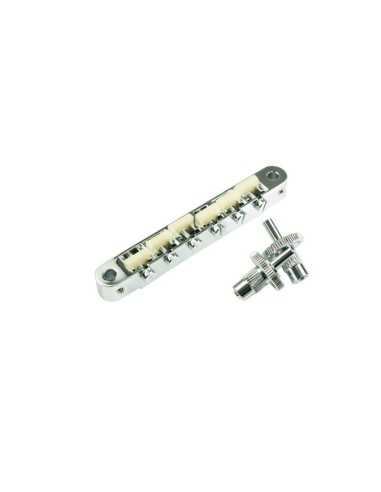 TonePros AVR2G - Tune-o-matic Bridge, G Formula Saddles - Chrome