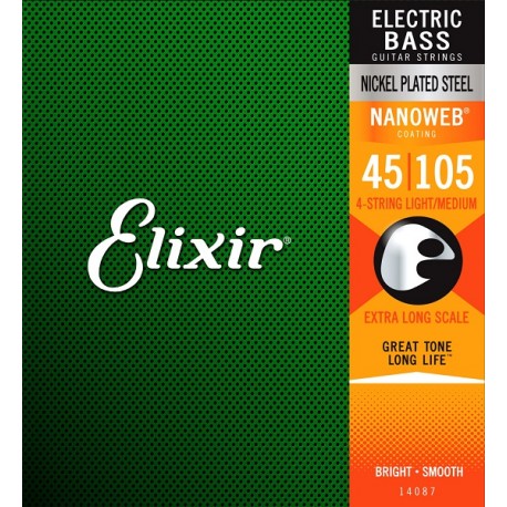 Elixir Bass Strings Medium Extra-Long Scale