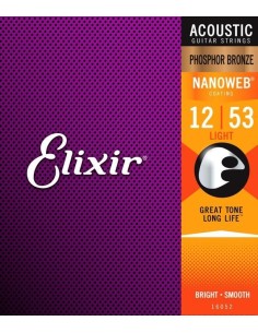 Elixir Acoustic Nanoweb Phosphor Bronze Light