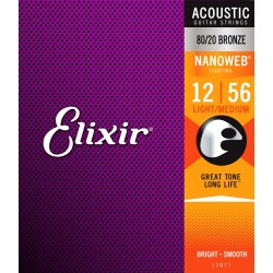 Elixir Acoustic Nanoweb Light-Medium