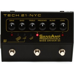 Tech 21 Sansamp Programmable Bass Driver DI