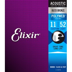 Elixir Acoustic Polyweb Custom Light