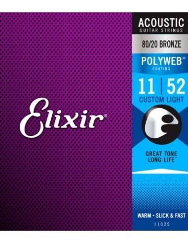 Elixir Acoustic Polyweb Custom Light