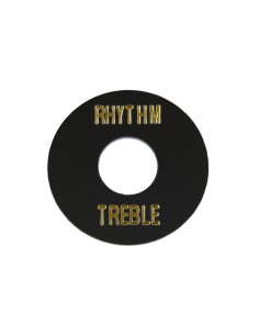 Allparts Black Plastic Rhythm/Treble Ring