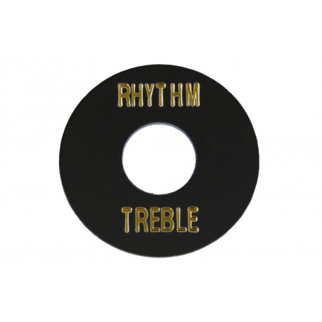 Allparts Black Plastic Rhythm/Treble Ring