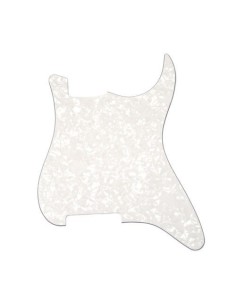 Allparts Pickguard Outline for Strat White Pearloid