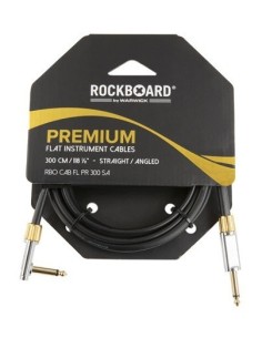 RockBoard Premium Flat Instrument Cable 3M Angled