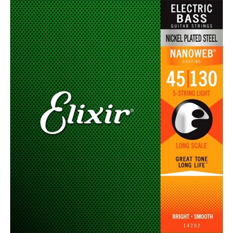 Elixir Bass Nanoweb 5-String Light
