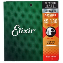 Elixir Bass Stainless Steel 5-String Light