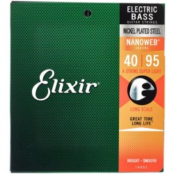 Elixir Bass Strings Super-Light Long Scale