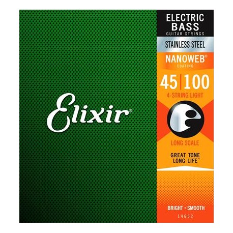 Elixir Bass Stainless Steel Light Long Scale