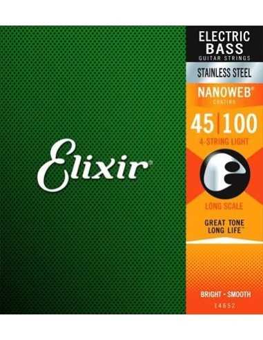 Elixir Bass Stainless Steel Light Long Scale