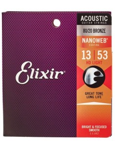 Elixir Acoustic Nanoweb HD Light