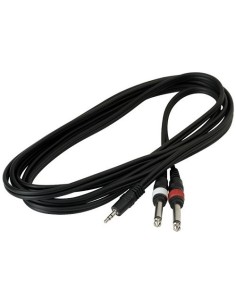 Rockcable 3,5mm Stereo to 2x Mono TS 3m